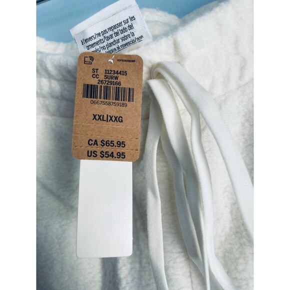 Victoria’s Secret PINK Victoria's Secret Joggers White and Black XXL NWT - Picture 6 of 6